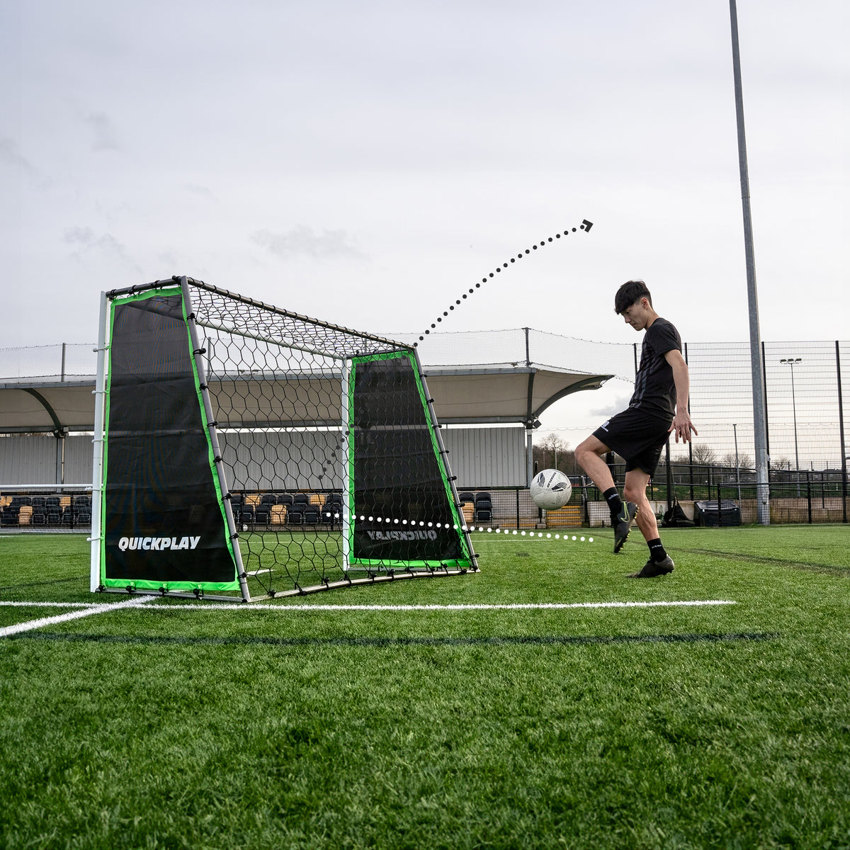Porta da calcio, rebounder e sponda 3 in 1 TEKKERS GS Trainer