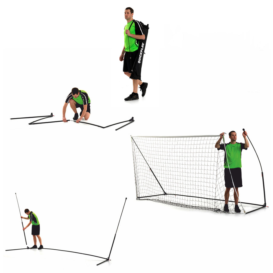Porta da calcio portatile KICKSTER 370 x 180 cm