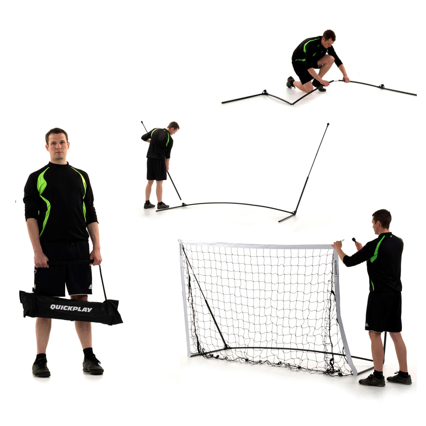 Porta da calcio portatile KICKSTER 150 x 100 cm