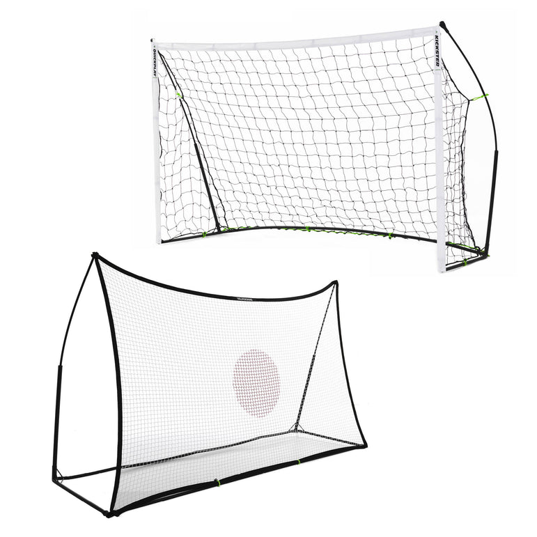 <tc>KICKSTER</tc> 2 in 1 goal calcistico / rimbalzo del calcio 2,4 m x 1,5 m