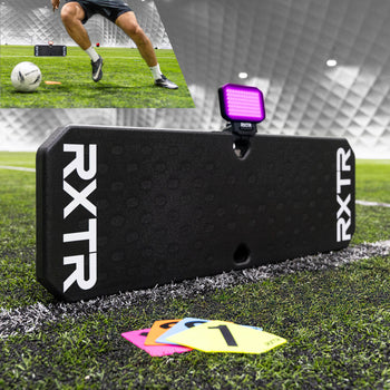 Rebounder da calcio RXTR Pro Coach con luce di reazione