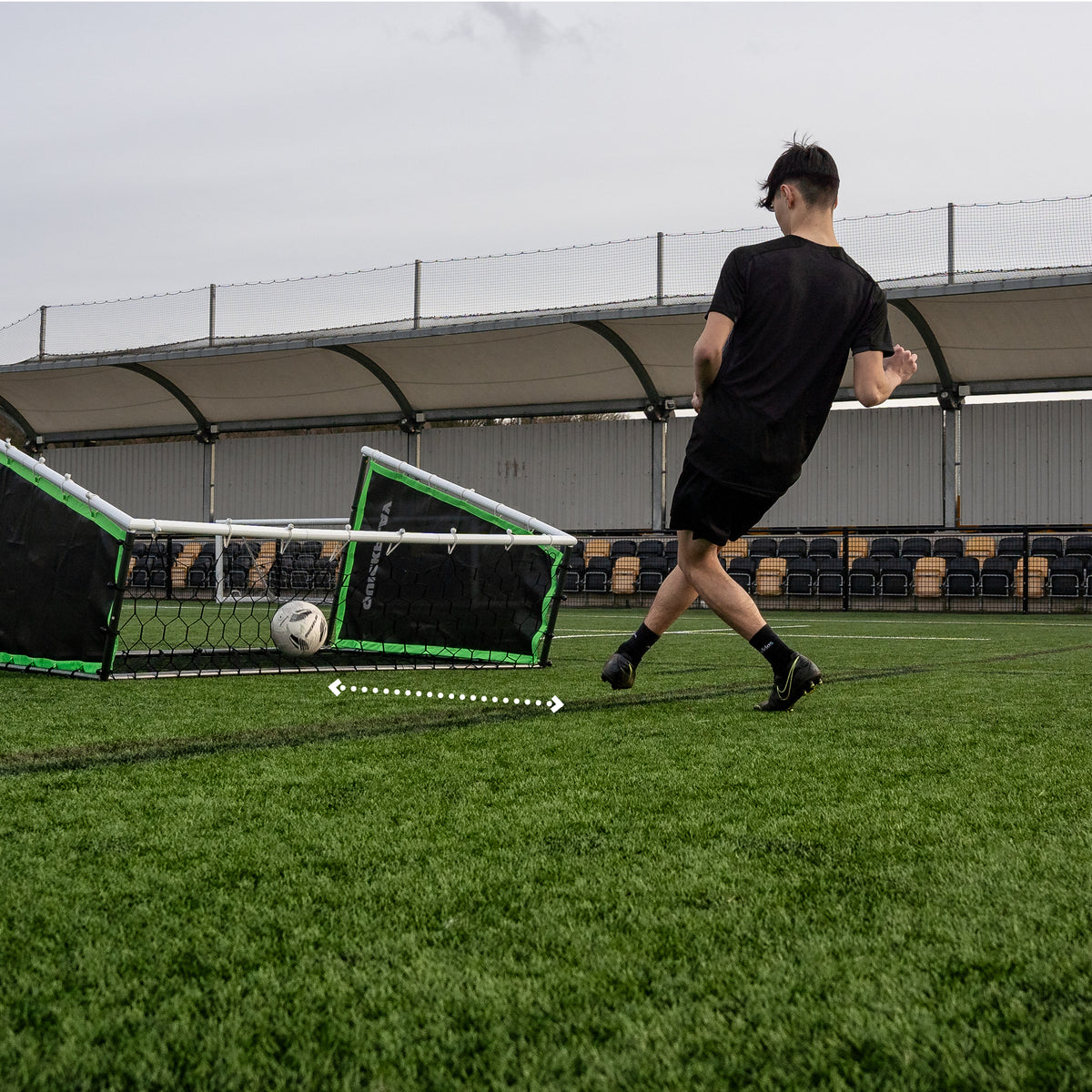 Porta da calcio, rebounder e sponda 3 in 1 TEKKERS GS Trainer
