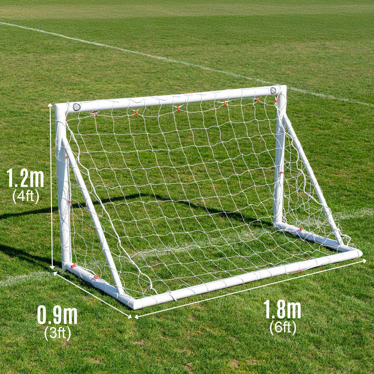 Q-FOLD Folding Football Goal 6x4'