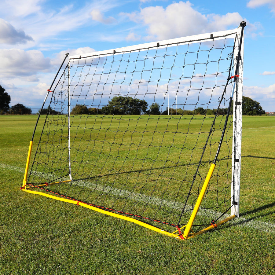 Porta da calcio portatile KICKSTER 180 x 120 cm (gialla)